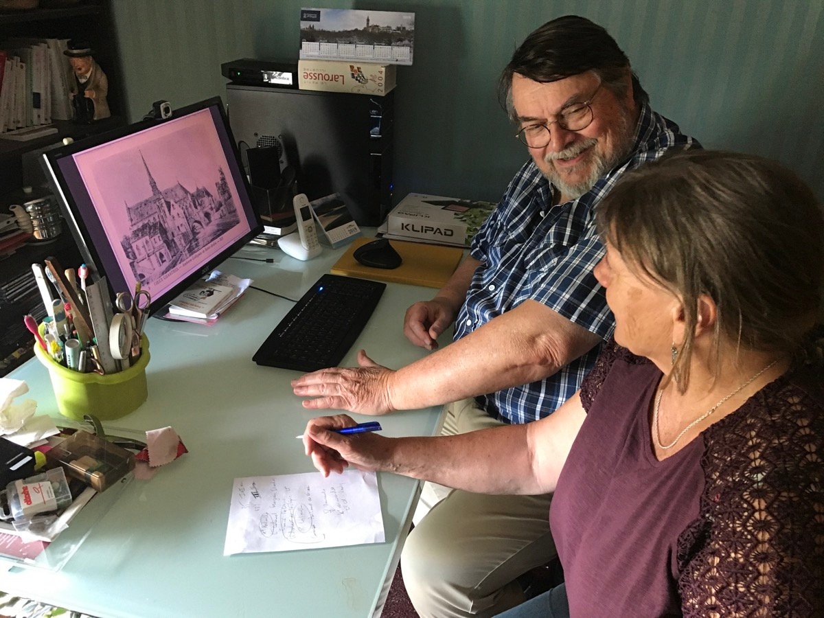 Alain Loison, chercheur amateur érudit en histoire régionale qui m’a fourni de précieuses pistes pour « La gargouille chante », à paraître.