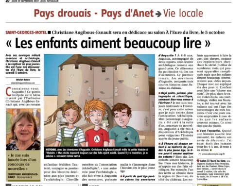 Interview pour l&rsquo;Écho Républicain