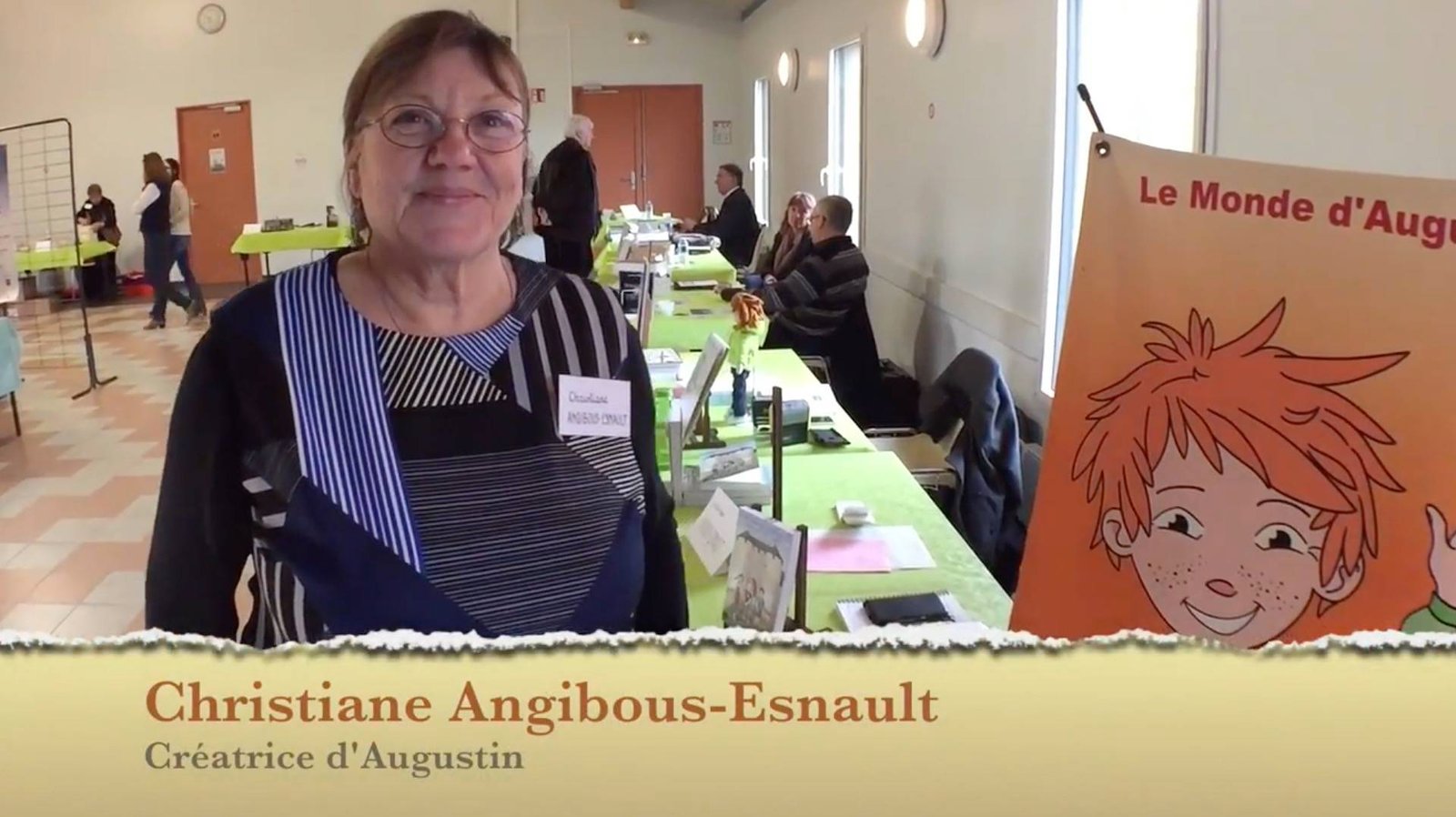 Interview de Christiane Angibous-Esnault au Salon Eure du livre en 2018