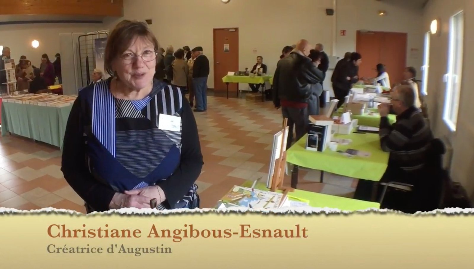 Interview de Christiane Angibous-Esnault au Salon Eure du livre en 2018