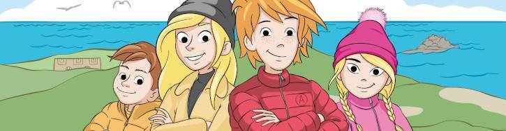 Augustin et sa famille dans les mystères de l'île de Houat